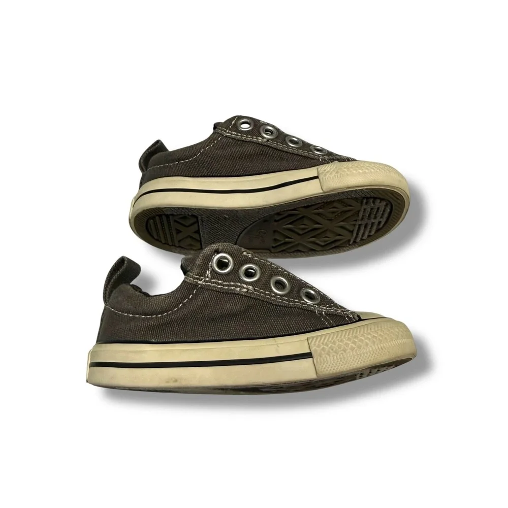 Converse Chuck‎ Taylor All Star Sneakers Infant 5C Gray Low Top 726091F
